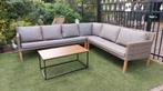 Prachtig luxe wicker loungeset buitenhof, Ophalen, Gebruikt, Wicker