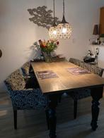 eetkamerstoelen, Huis en Inrichting, Stoelen, Ophalen, Gebruikt, Zwart, Vier