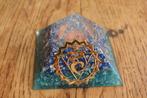 Orgonite piramide met Lapis Lazuli, Vishudda en meer, Sieraden, Tassen en Uiterlijk, Edelstenen, Ophalen of Verzenden, Nieuw