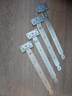 Grote scharnieren - 4 stuks, Ophalen of Verzenden, Gebruikt, IJzer, Scharnier
