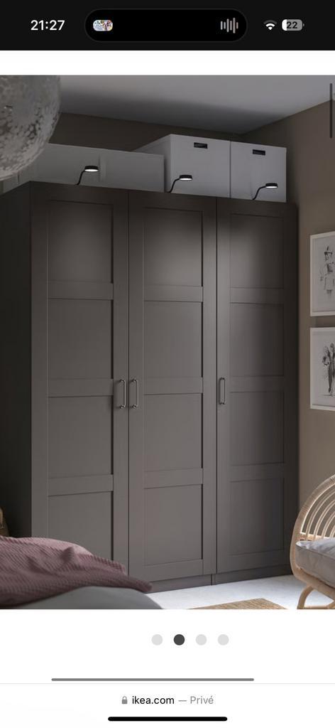 4x Ikea bergsbo deuren met scharnieren zgan, Huis en Inrichting, Kasten | Kledingkasten, Zo goed als nieuw, 200 cm of meer, Minder dan 25 cm