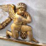 Antieke Franse Trumeau Spiegel - 19e Eeuws, Ophalen, Rechthoekig