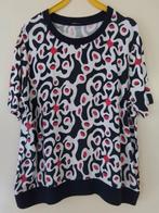 Blouse mt 48 van Frank Walder, korte mouw, viscose., Ophalen of Verzenden, Gedragen, Maat 46/48 (XL) of groter