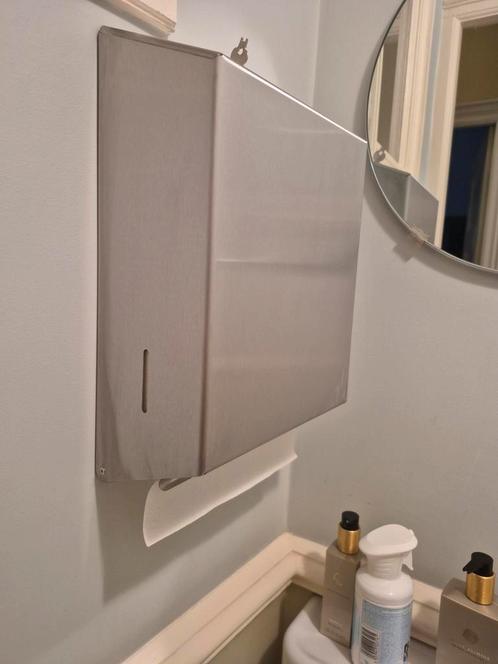 Papieren handdoekjes dispenser, Huis en Inrichting, Badkamer | Badkamermeubels, Gebruikt, Overige typen, Minder dan 100 cm, Minder dan 50 cm