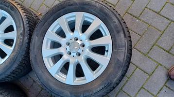 Winterbanden mercedes w166 w164 ml 255 55 18  velgen 5x112 beschikbaar voor biedingen