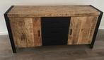 Mango houten dressoirkast, Huis en Inrichting, Ophalen, 150 tot 200 cm, Zo goed als nieuw, Industrieel