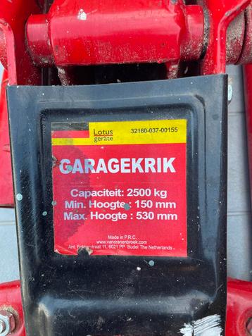 Garagekrik 2,5 Ton - Krachtige Hefkracht! beschikbaar voor biedingen