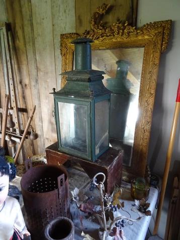 Franse antieke lantaarn  beschikbaar voor biedingen