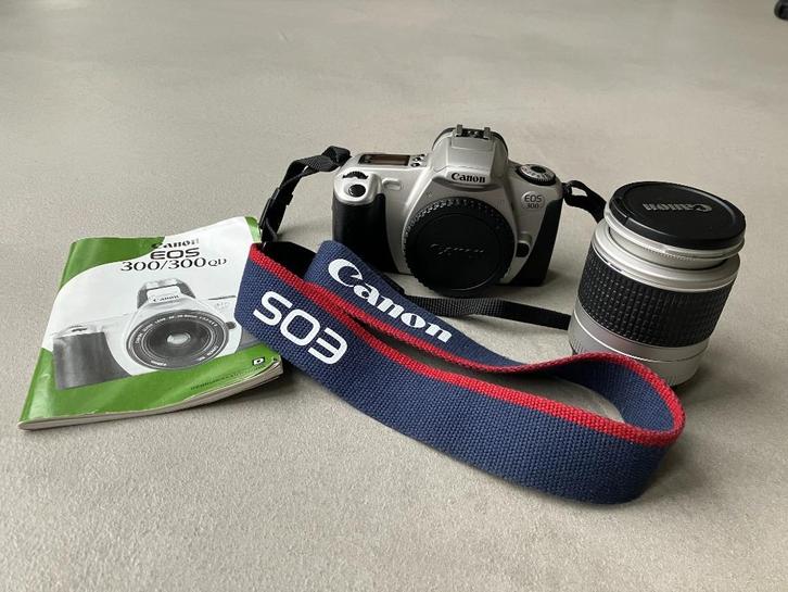 Fototoestel Canon EOS 300 Analoog, Audio, Tv en Foto, Fotocamera's Analoog, Gebruikt, Spiegelreflex, Canon, Ophalen