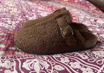 Nieuwe fluffie klompen 39 met verstelbaar riempje nu 29,99€, Noidea, Bruin, Nieuw, Sandalen of Muiltjes