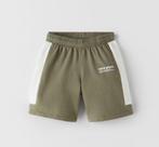 Zara jongens short bermuda kaki wit met biezen maat 164, Broek, Nieuw, Ophalen of Verzenden, Zara