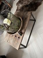 Salon bijzet tafel sobere stijl, Ophalen, 50 tot 100 cm, Rond, Zo goed als nieuw