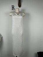 Slip dress rotate 42 wit jurk pailletten glitter sequin, Kleding | Dames, Jurken, Maat 42/44 (L), Ophalen of Verzenden, Wit