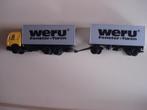 Mercerdes vrachtwagen aanhanger Weru (Herpa), Verzenden, Gebruikt, Bus of Vrachtwagen, Herpa