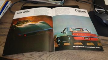 ZELDZAME USA Folder  CHEVROLET  1969 beschikbaar voor biedingen