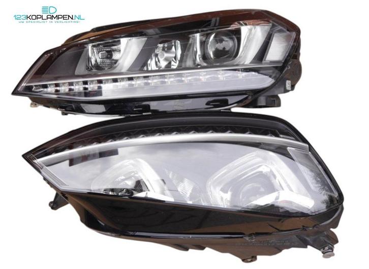 Volkswagen Golf 7 Bi-Xenon R R20 Koplampen Set 5G1941751D /, Auto-onderdelen, Verlichting, Volkswagen, Gebruikt, Herkomst onderdeel bekend