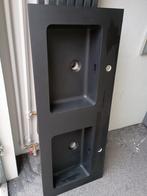 dubbele wastafel met kranen (zwart), Doe-het-zelf en Verbouw, Sanitair, Ophalen, Nieuw, Overige typen