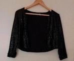 Coolcat vestje zwart pailletjes mt M, Kleding | Dames, Jasjes, Kostuums en Pakken, Ophalen of Verzenden, Zo goed als nieuw, Maat 38/40 (M)