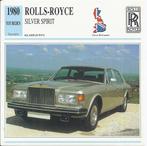 B367 autokaart rolls royce silver spirit ( 1980 ) -, Ophalen of Verzenden, Zo goed als nieuw, Auto's