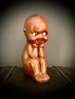 Kewpie Antiek Italian Alberto Lena vintage pop hout beeldje, Antiek en Kunst, Kunst | Beelden en Houtsnijwerken, Verzenden