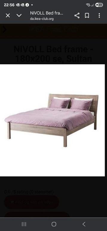 Ikea bed 140x200 inc matras 