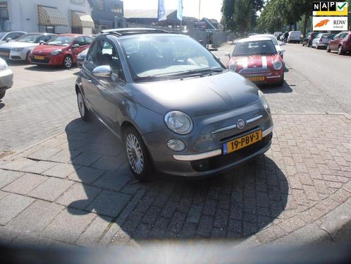 Fiat 500 1.2 Lounge autom pano leer airco nap apk, Auto's, Fiat, Te koop, ABS, Airbags, Airconditioning, Centrale vergrendeling