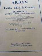 Arban - Célèbre Méthode Complète Trompette/Saxhorn, Klassiek, Les of Cursus, Nieuw, Ophalen of Verzenden