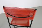 2 Alias Spaghetti Chairs, zwart met rood, Ophalen, Twee, Nieuw, Metaal