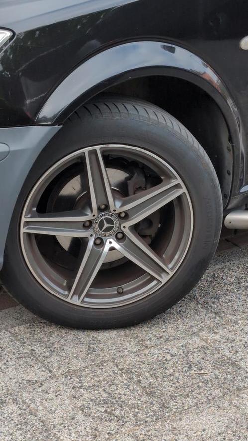 AMG 18 inch Mercedes Vito Velgen met Bridgestone Banden, Auto-onderdelen, Banden en Velgen, Banden en Velgen, Zomerbanden, 18 inch