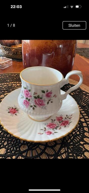 Kop en schotel van  Royal Windsor Fine Bone China England beschikbaar voor biedingen