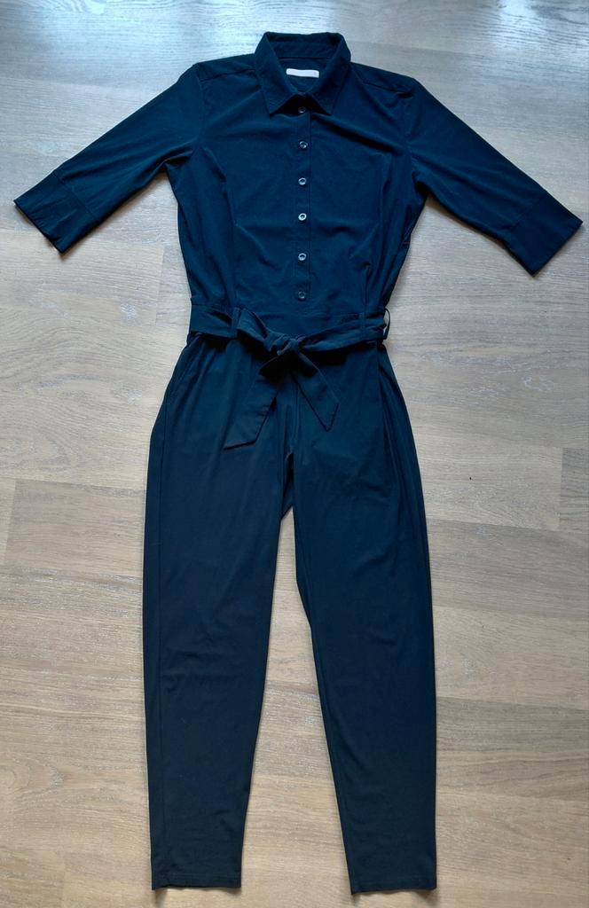 Studio anneloes jumpsuit Angelique xl/xxl Donkerblauw, Kleding | Dames, Jumpsuits, Zo goed als nieuw, Maat 46/48 (XL) of groter