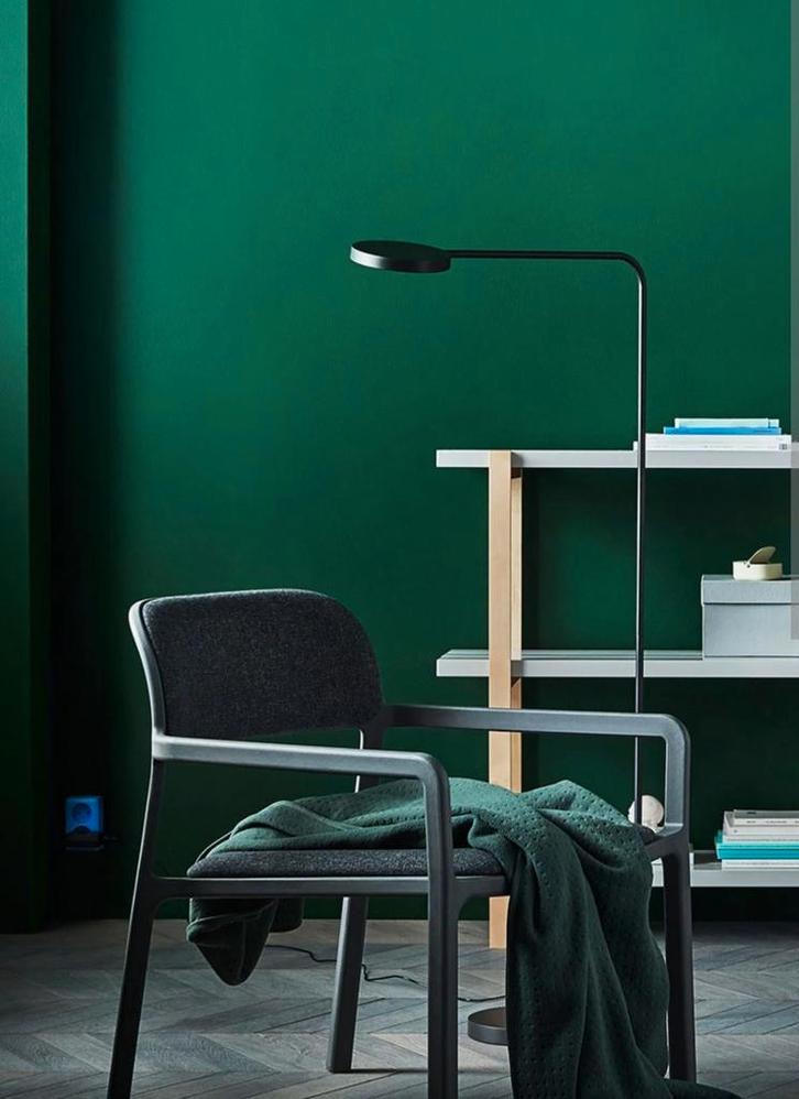 HAY x IKEA YPPERLIG Danish design led vloerlamp leeslamp, Huis en Inrichting, Lampen | Vloerlampen, Zo goed als nieuw, 100 tot 150 cm