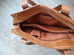 Manfield leren tas, Sieraden, Tassen en Uiterlijk, Tassen | Damestassen, Ophalen of Verzenden, Bruin