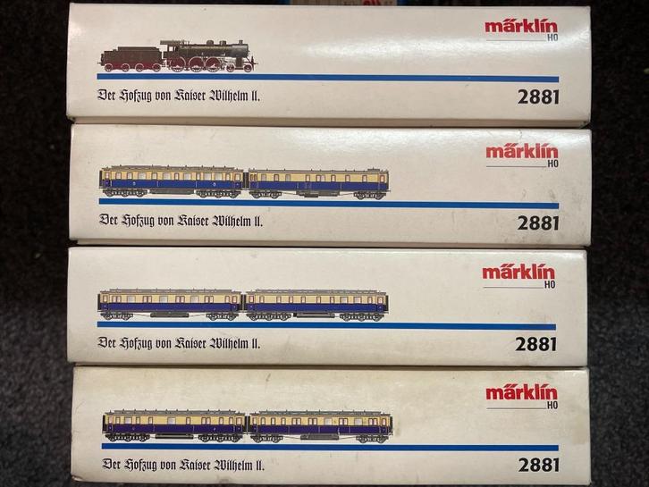* NIEUW * Märklin 2881 * Keizererlijke Hoftrein Wilhelm II *, Hobby en Vrije tijd, Modeltreinen | H0, Nieuw, Treinset, Wisselstroom