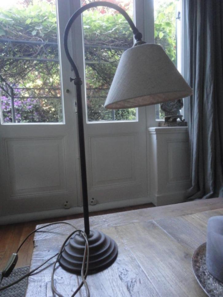 Tierlantijn TAFELLAMP + KAP / bureaulamp, no. 3, Huis en Inrichting, Lampen | Tafellampen, Nieuw, 50 tot 75 cm, Stof, Overige materialen