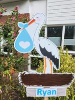 Ooievaar of een ander leuk geboortebord huren, Kinderen en Baby's, Ophalen, Nieuw, Geboortebord