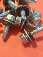 90 stuks sandwich paneel zelftappers blank metaal 4,8x19, Ophalen of Verzenden, Nieuw