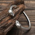 Zware Skull armband Deadlock - 925 Zilver, Beyondthepaintingstudio@gmail.com, Nieuw, Zilver, Prins Bernhardstraat 104