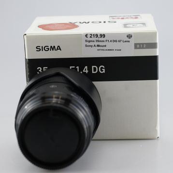 Sigma 35mm F1.4 DG 67 Lens Sony A-Mount beschikbaar voor biedingen
