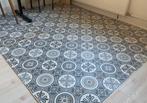 Vloerzeil vinyl 2,10x1,65 m tegellook Smiley / Macon, Huis en Inrichting, Stoffering | Vloerbedekking, Ophalen, Minder dan 10 m²