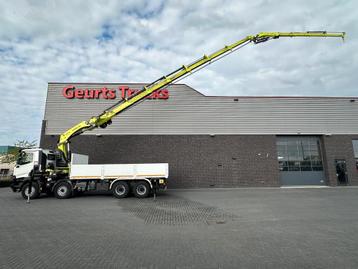 Renault C460 8X4 + HIAB X-HIPRO 548 E-7 MET JIB KRAAN / KRAN beschikbaar voor biedingen