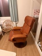 Elektrische relaxfauteuil leer - ideaal voor borstvoeding, Ophalen, Gebruikt, Leer, 75 tot 100 cm