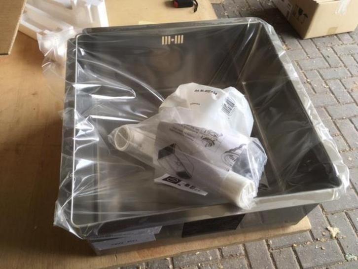 416. RVS spoelbak Blanco Claron, Huis en Inrichting, Keuken | Keukenelementen, Nieuw, Minder dan 100 cm, 25 tot 50 cm, Ophalen