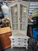 Hoek buikkast/vitrine, Ophalen, 50 tot 100 cm, Zo goed als nieuw, Minder dan 100 cm