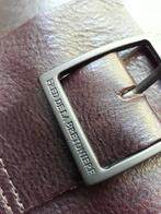 Bruin lederen riem 85 cm Fred de la Bretonniere, 80 tot 90 cm, Bruin, Verzenden, Echt leder