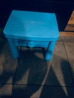 Ikea Mammut blauw nachtkastje / tafeltje, Ophalen, Gebruikt, Tafel(s)
