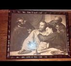 Mooi religieus oud schilderij, Antiek en Kunst, Antiek | Religie, Ophalen of Verzenden