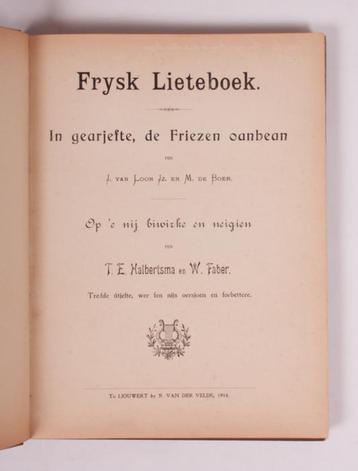 1914 - R. van der Velde - Frysk Lieteboek