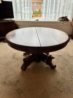 Prachtige salontafel met houtsnijwerk, Antiek en Kunst, Antiek | Meubels | Tafels, Ophalen