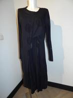 Rundholz zwarte lange jurk voile delen in motief XL, Verzenden, Zwart, Maat 46/48 (XL) of groter, Rundholz